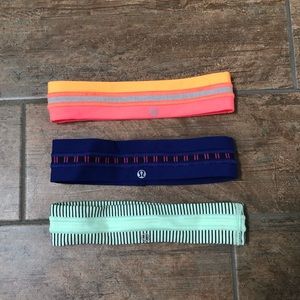 Lululemon print headband pack of 3